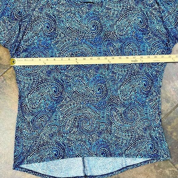 Cable & Gauge Polka Dot Paisley Blouse - Picture 6 of 9